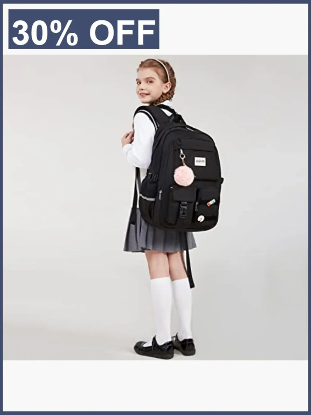 Large 15.6 Inch Laptop Backpack for College Girl Students Bookbag School Daypack